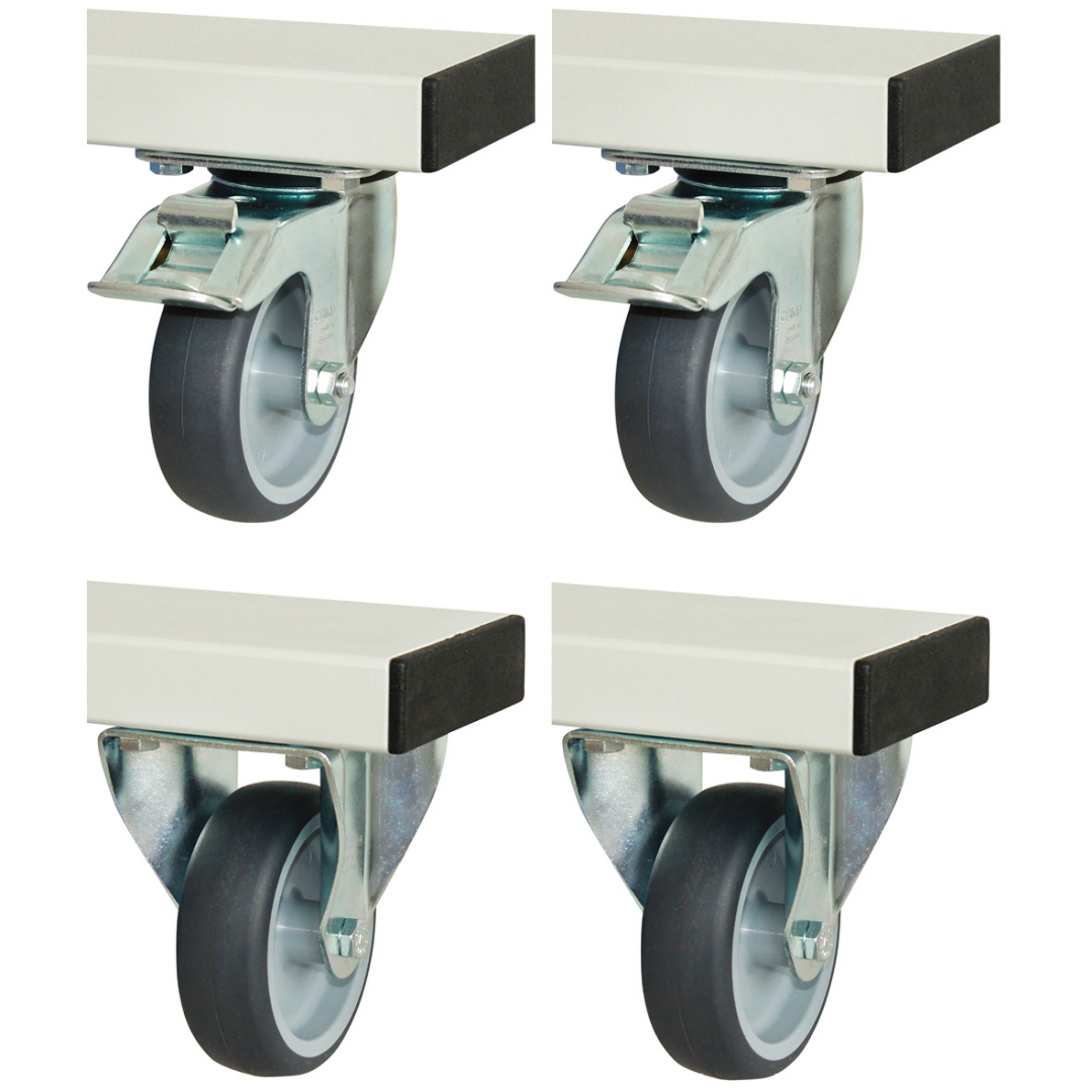Rollensatz, Traglast 600 kg, Ø100 mm